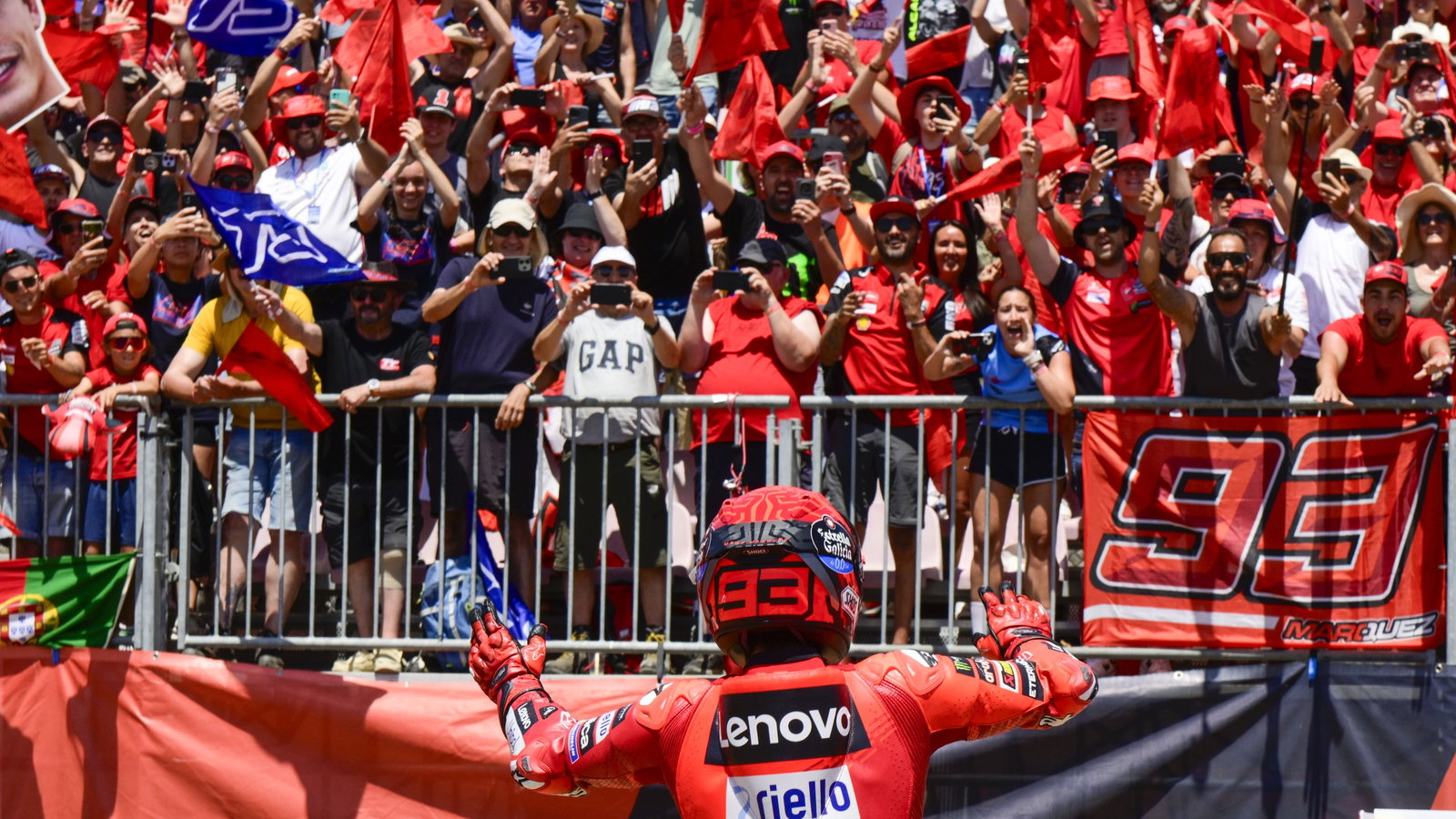Marc Marquez, Ducati Lenovo Team, Ducati GP25, Aragon MotoGP, Motorland Aragon